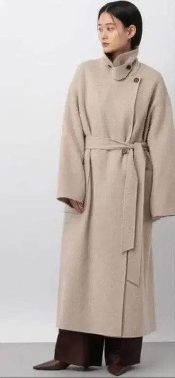 a part by lowrys 2024 오크 스탠드 롱 코트