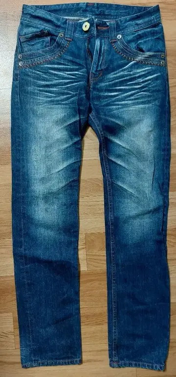 그런지 y2k 데님 청바지 자수