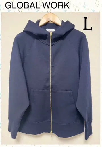 GLOBAL WORK *종이상자 지퍼 후드티
