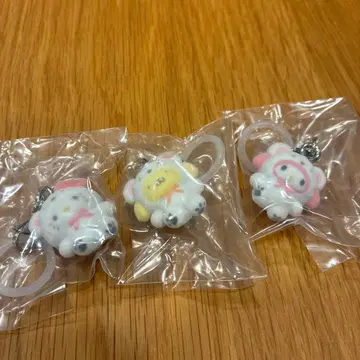 푹신푹신 스노우 캡슐 토이 마이멜로디 폼폼푸딩 키티