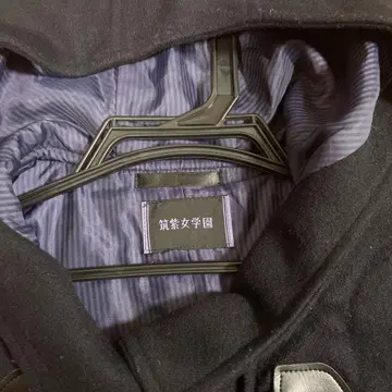 네이비 더플 코트