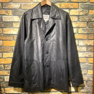 BC ETHIC 가죽 하프 코트