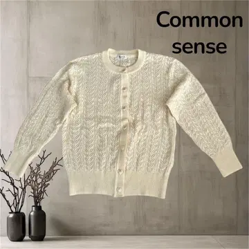 커먼 센스 여성용 가디건 레이스 심플