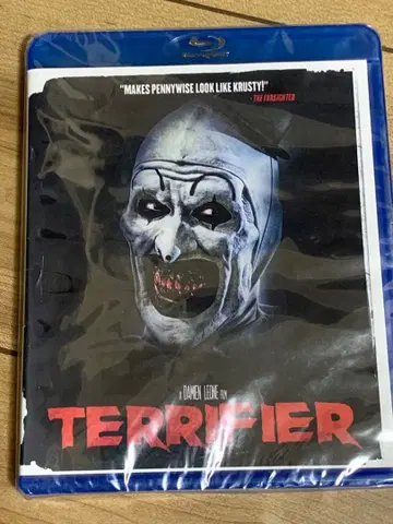 미개봉 호러 영화 테리퍼 TERRIFIER 블루레이 Blu-ray