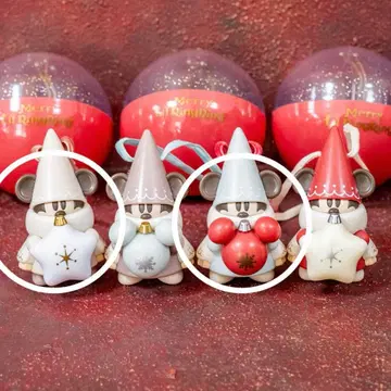 릴린린 2025 오너먼트 캡슐 토이 스카이블루 화이트