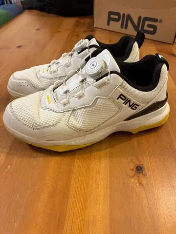 PING 핑 올라운더 골프화 화이트 25.5