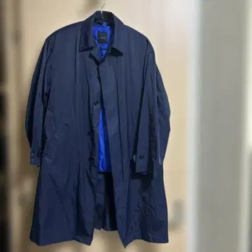 네이비 스텐카라 코트 M 사이즈