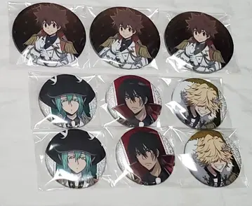 가정교사 히트맨 REBORN! 츠나 글리터 캔뱃지 화이트 의상