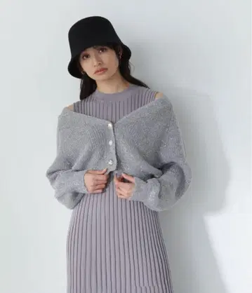 니트 가디건 세트업 원피스 내추럴 뷰티 PS