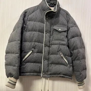 MANHATTAN TRANSFER 그레이 다운 자켓 스탠드 카라