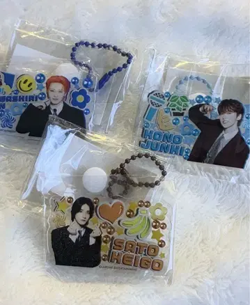 JO1 사토 케이고 코노 준키 카와시리 렌 가챠가챠 키링