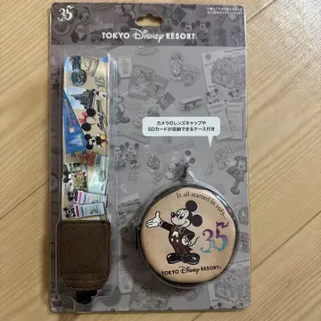 새상품, 미사용 도쿄 디즈니랜드 35주년 카메라 스트랩