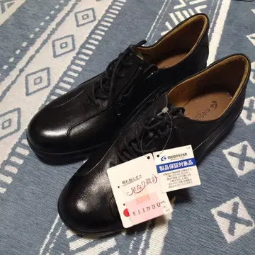 MOONSTAR 블랙 레이스업 신발 24.5cm