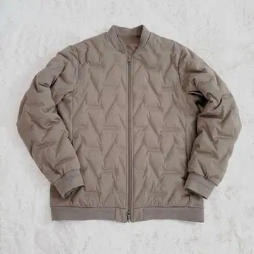 COMME CAISM 접결 MA-1 다운 블루종 베이지 코무사 L