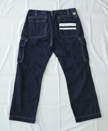 모모타로 진즈 출진 01-037 헤링본 카고 데님 팬츠 W34