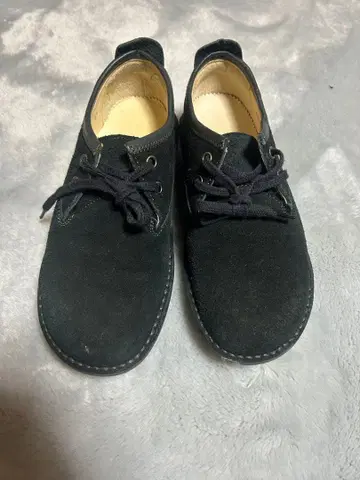 난조에다르 블랙스 스웨이드 로퍼 23cm