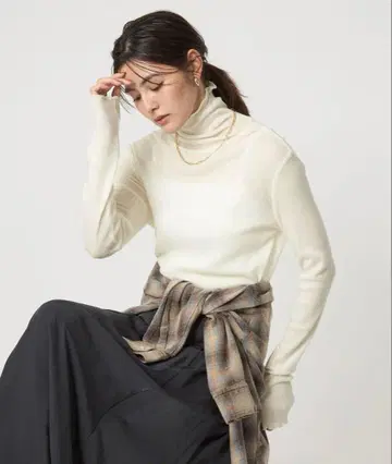 그린 라벨 릴랙싱 골지 터틀넥 풀오버