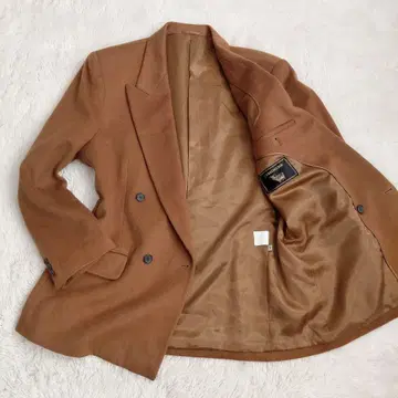 테일러드 자켓 캐시미어 100% 더블 카멜