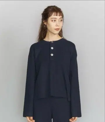 beauty&youth 니트 셋업 네이비