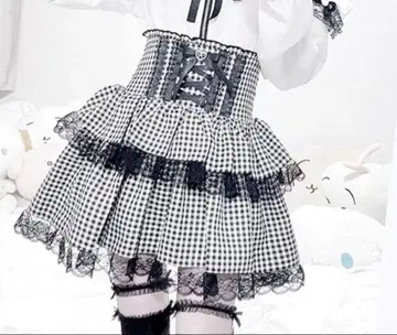 MARS 하이웨스트 스핀들 볼륨 치마바지