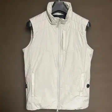 데상트 골프 다운 베스트 화이트 그레이 남성용 L BOA