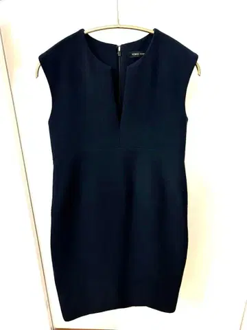 YOKO CHAN 네이비 슬리브리스 원피스 36