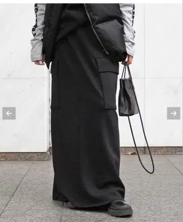 AP STUDIO Warm Sweat Cargo Skirt