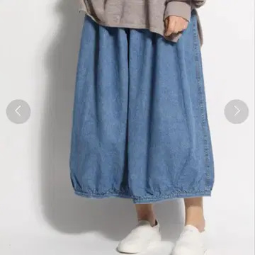 [ 이치 ] 데님 벌룬 팬츠