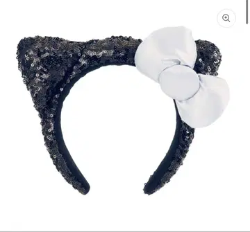 유니버셜 USJ 키티 머리띠 블랙