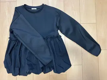 Classical Elf 벌룬 상의 블랙 S