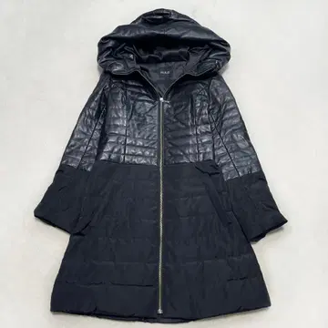 RULE 가죽 절개 다운 코트 M 도킹 시스킨 양가죽 디노스