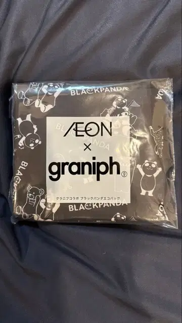 그라니프 콜라보 블랙 팬더 에코백