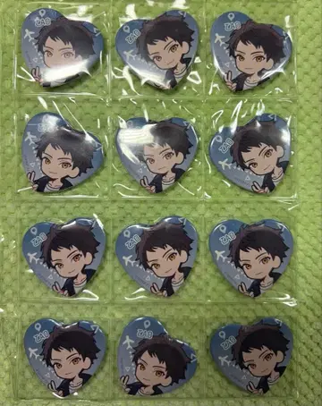 18TRIP 하트형 캐릭터 배지 컬렉션 키노우치 타오 12점