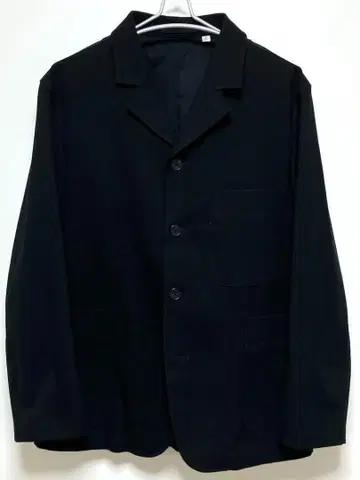 93 [새상품급] 유니클로 플란넬 워크 자켓 블랙 M