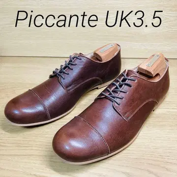 Piccante 드레스 슈즈 22.5cm 브라운 스트레이트 팁