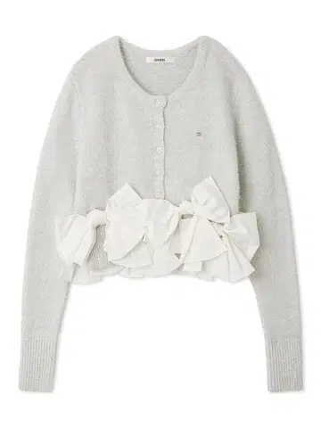 SNIDEL 리본 모티브 가디건