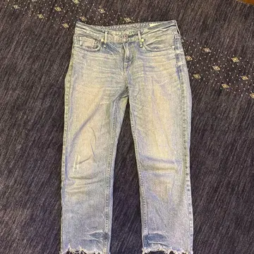 upper hights 라이트 블루 스트레이트 데님