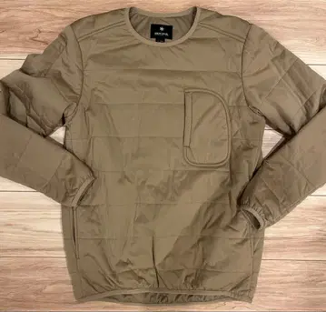 따뜻한 스노우피크 카키 퀼팅 맨투맨 S