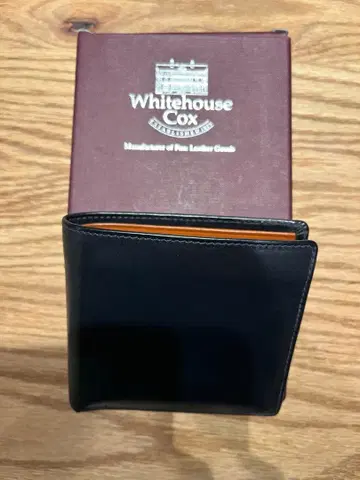 화이트하우스 코 접이식 지갑 네이비