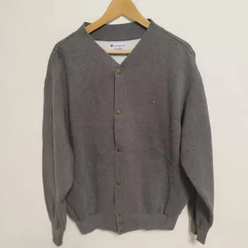XL 사이즈 챔피온 스냅 가디건 맨투맨 버튼 그레이