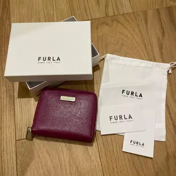 FURLA 이단 접이식 지갑 퍼플
