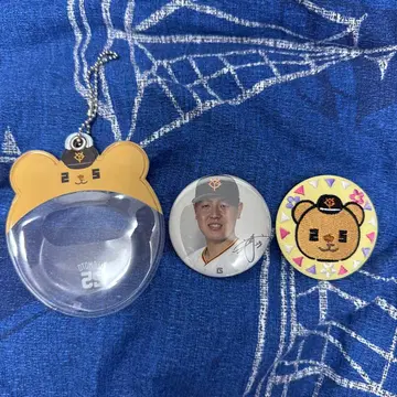 오카모토 카즈마 오카몬 자이언츠 25 캔뱃지 자수 캔뱃지 캔뱃지 케이스