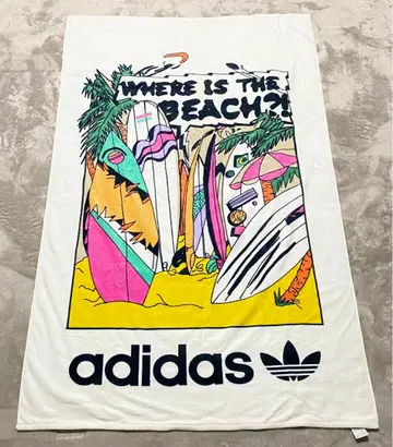레어 단종품 adidas Originals 대형 비치 타월 아디다스