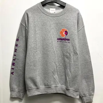 HAWAIIAN AIRLINES 하와이안 항공 맨투맨 속기모 그레이