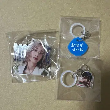 모리슈트 캡슐 토이 아크릴 키링 & 마크 참 3종 세트