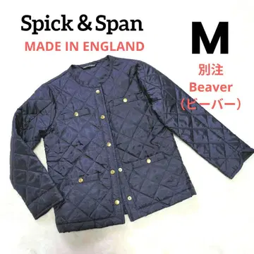 Spick & Span 영국제 택 포함 네이비 퀼팅 자켓 M