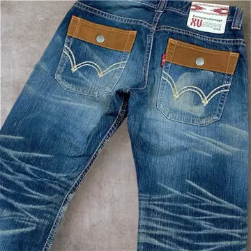 레어 EDWIN 413XVS W32 허니컴 히게 Vintage