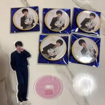 우에다 케이스케 캔뱃지 5개 아크릴 스탠드