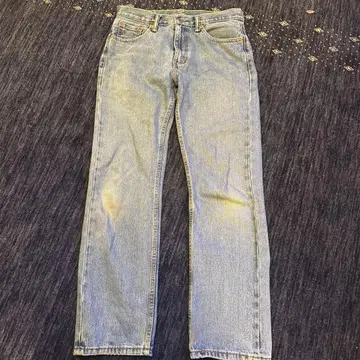 Levi's 라이트 블루 데님 스트레이트 레그