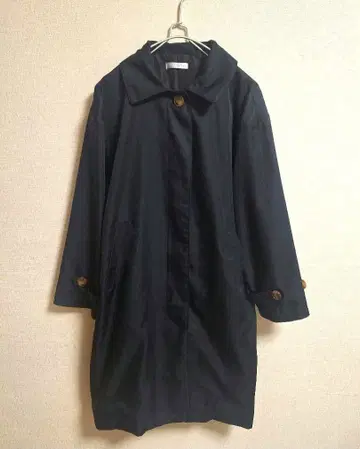 여성용 트렌치코트 롱 코트 네이비 L 사이즈